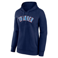 NBA - Oklahoma City Thunder Women's Wordmark Alt Pullover Hoodie - Navy