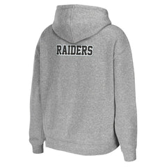 Las Vegas Raiders WEAR by Erin Andrews Women's Team Full-Zip Hoodie Heathered Gray - NFL