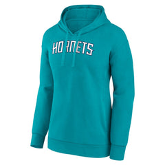 NBA - Charlotte Hornets Women's Wordmark Alt Pullover Hoodie - Teal