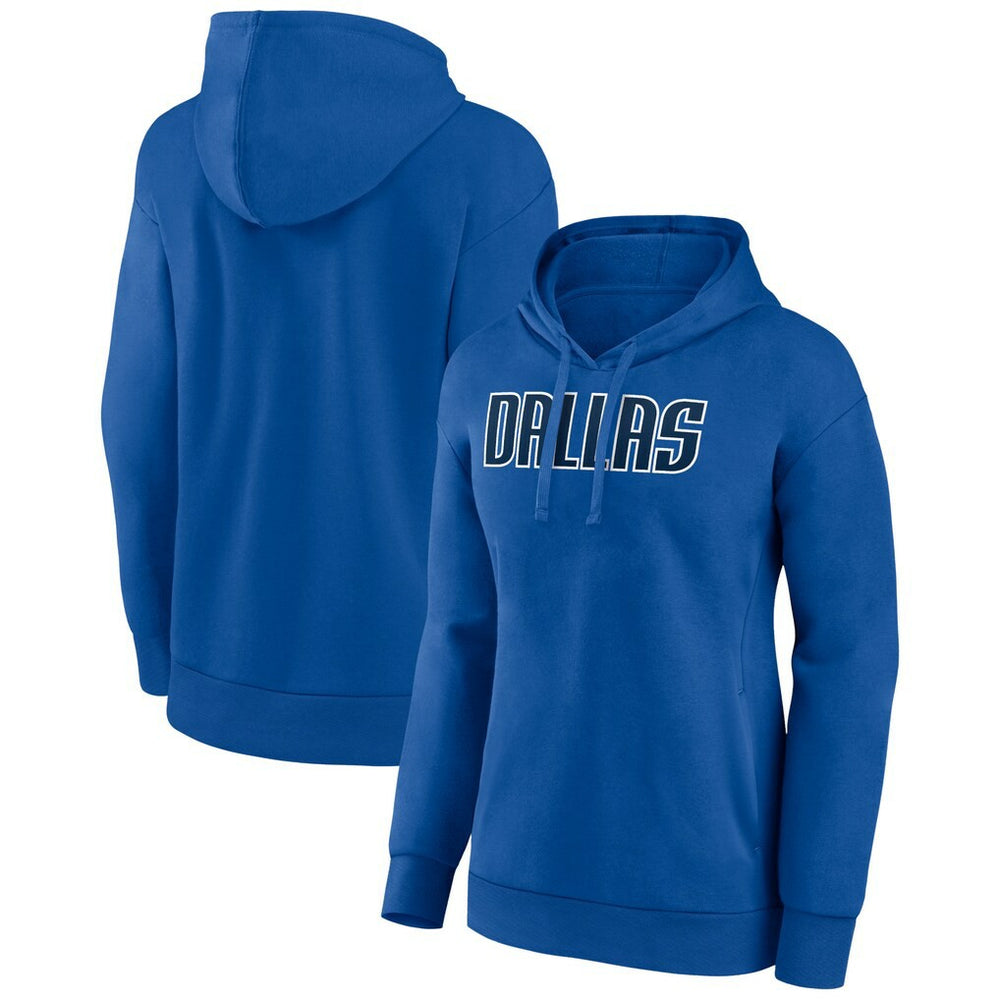 NBA - Dallas Mavericks Women's Wordmark Alt Pullover Hoodie - Blue