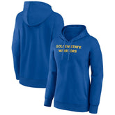 NBA - Golden State Warriors Women's Wordmark Alt Pullover Hoodie - Royal