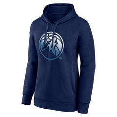 NBA - Minnesota Timberwolves Women's Gradient Logo Pullover Hoodie - Navy