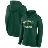 NBA - Milwaukee Bucks Women's Overtime Pullover Hoodie - Hunter Green