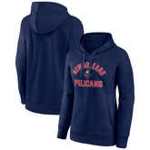 NBA - New Orleans Pelicans Women's Overtime Pullover Hoodie - Navy