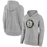 NBA - Brooklyn Nets Women's Alternate Logo Pullover Hoodie - Gray