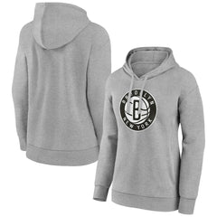NBA - Brooklyn Nets Women's Alternate Logo Pullover Hoodie - Gray