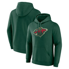 Minnesota Wild - Fanatics Primary Logo Pullover Hoodie Green