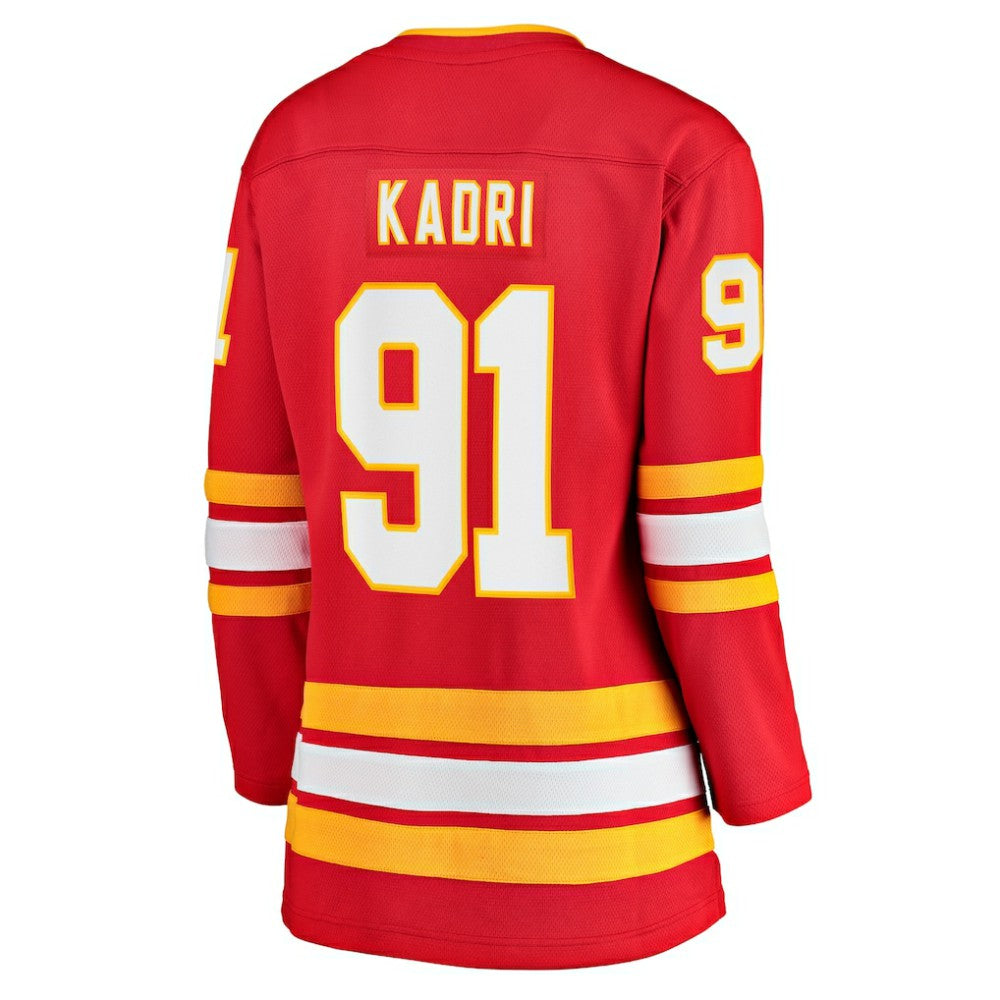 Nazem Kadri Calgary Flames Fanatics Women's Home Breakaway Player Jersey - Red | NHL Jerseys