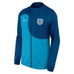 Nike England Women's National Team Men's 2003 Academy Pro Anthem Raglan Performance Full-Zip Jacket - Blue
