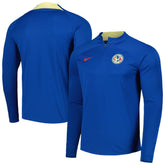 Nike Club America Academy Pro Drill Raglan Quarter-Zip Top - Blue