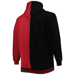 Mitchell & Ness - Miami Heat Hardwood Classics Big & Tall Hardwood Classics Split Pullover Hoodie - Black/Red