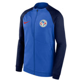 Club America Male Youth 2023/24 Academy Pro Anthem Fitted Raglan Performance Full-Zip Jacket - Blue