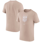 Nike USWNT Youth Crest T-Shirts - Tan