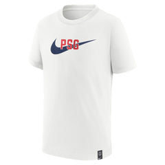 Nike Paris Saint-Germain Youth Swoosh T-Shirts - White