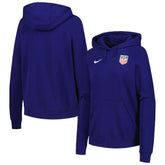 Nike USMNT Women's Essential Raglan Pullover Hoodie - Navy
