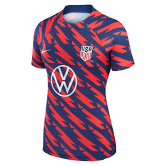 Nike USMNT Women's 2023 Strike Drill Pre-Match Top - Red