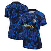 Nike Chelsea Women's 2023/24 Home Academy Pro Pre-Match Top - Blue