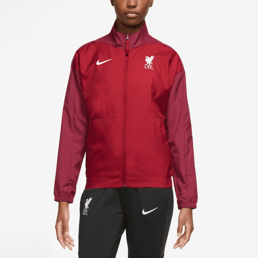 Nike Liverpool Women's 2023/24 Anthem Raglan Performance Full-Zip Jacket - Red