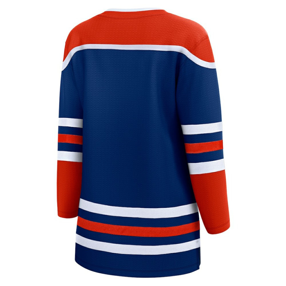 Edmonton Oilers Fanatics Women's Home Breakaway Blank Jersey - Royal | NHL Jerseys