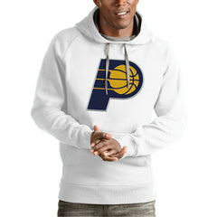 NBA - Indiana Pacers Antigua Team Logo Victory Pullover Hoodie - White