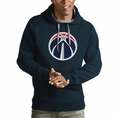 NBA - Washington Wizards Antigua Team Logo Victory Pullover Hoodie - Navy