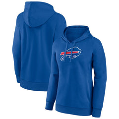 Buffalo Bills Women's Primary Logo Pullover Hoodie Royal - NFL