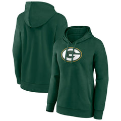Green Bay Packers Women's Primary Logo Pullover Hoodie Green - NFL