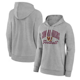 Washington Commanders Women's Victory Script Pullover Hoodie Gray - NFL