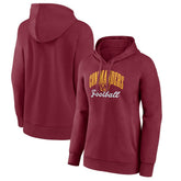 Washington Commanders Women's Victory Script Pullover Hoodie Burgundy - NFL