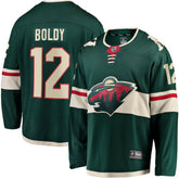 Matthew Boldy Minnesota Wild - Fanatics Home Breakaway Player Jersey Green