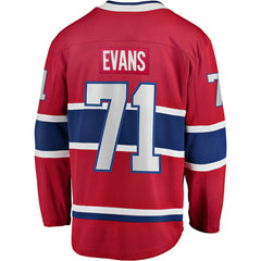 Jake Evans Montreal Canadiens - Fanatics Home Breakaway Player Jersey Red