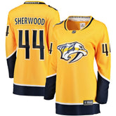 Kiefer Sherwood Nashville Predators - Fanatics Women's Home Breakaway Player Jersey Gold