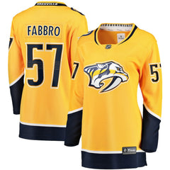 Dante Fabbro Nashville Predators - Fanatics Women's Home Breakaway Player Jersey Gold