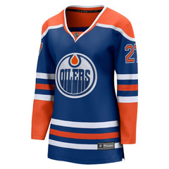 Brett Kulak Edmonton Oilers - Fanatics Women's Home Breakaway Player Jersey Royal