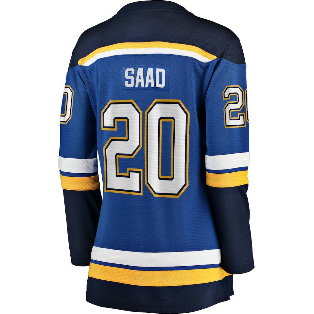 Brandon Saad St. Louis Blues Fanatics Women's Home Breakaway Player Jersey - Blue | NHL Jerseys