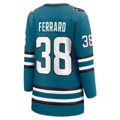 Mario Ferraro San Jose Sharks - Fanatics Women's Home Breakaway Player Jersey Teal