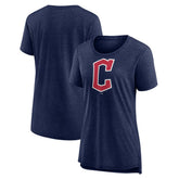 Cleveland Guardians Women's Official Wordmark Tri-Blend T-Shirt for sale