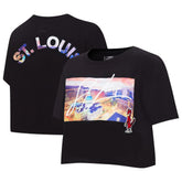 St. Louis Cardinals Pro Standard Women's Cityscape Boxy T-Shirt Clearance