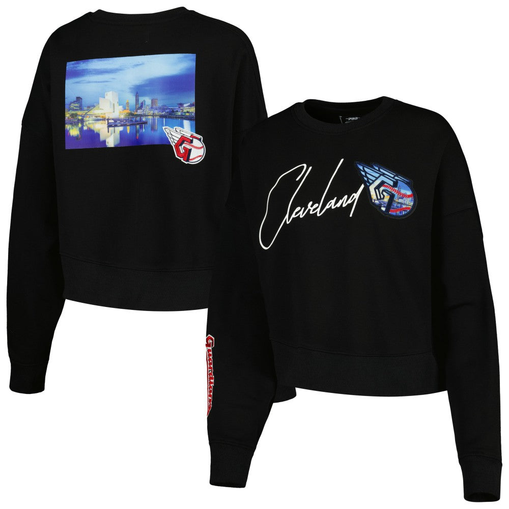 Cleveland Guardians Pro Standard Women's City Scape Pullover Sweatshirt Near Me