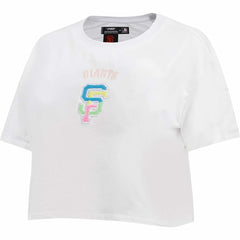 San Francisco Giants Pro Standard Women's Washed Neon Cropped Boxy T-Shirt Near Me