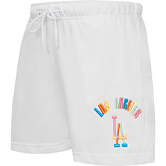 Los Angeles Dodgers Pro Standard Women's Washed Neon Shorts Lifestyle