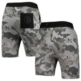NBA - Brooklyn Nets NBA x Hugo Boss Slam Camo Shorts - Black