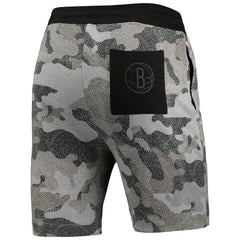 NBA - Brooklyn Nets NBA x Hugo Boss Slam Camo Shorts - Black