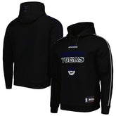 NBA - Philadelphia 76ers NBA x Hugo Boss Team Bounce Tri-Blend Pullover Hoodie - Black