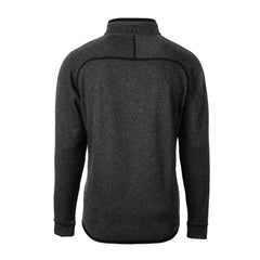 New England Patriots Cutter & Buck Mainsail Sweater-Knit Big & Tall Half-Zip Pullover Jacket Heather Charcoal - NFL