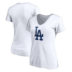 Los Angeles Dodgers Women's Official Logo V-Neck T-Shirt Near Me