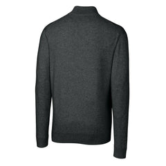 Cincinnati Bengals Cutter & Buck Throwback Logo Lakemont Tri-Blend Quarter-Zip Pullover Sweater Heather Charcoal - NFL