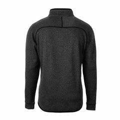 Detroit Lions Cutter & Buck Throwback Logo Mainsail Sweater-Knit Half-Zip Pullover Jacket Heather Charcoal - NFL