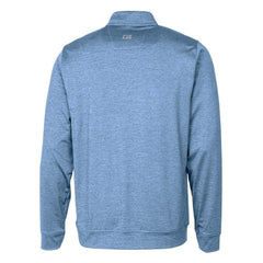 Buffalo Bills Cutter & Buck Stealth Heathered Throwback Logo Quarter-Zip Pullover Top Royal - NFL