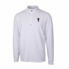 Atlanta Falcons Cutter & Buck Throwback Logo Traverse Stretch Quarter-Zip Pullover Top White - NFL